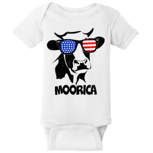 Moorica Cow Baby Bodysuit