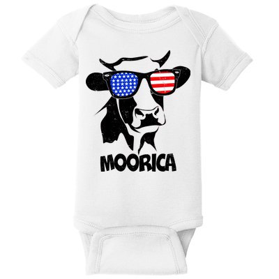 Moorica Cow Baby Bodysuit