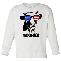 Moorica Cow Toddler Long Sleeve Shirt