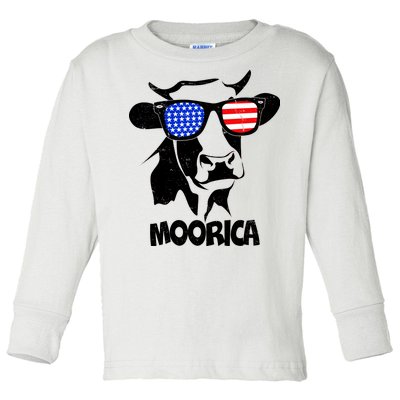 Moorica Cow Toddler Long Sleeve Shirt