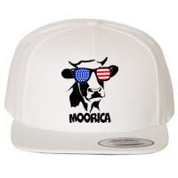 Moorica Cow Wool Snapback Cap