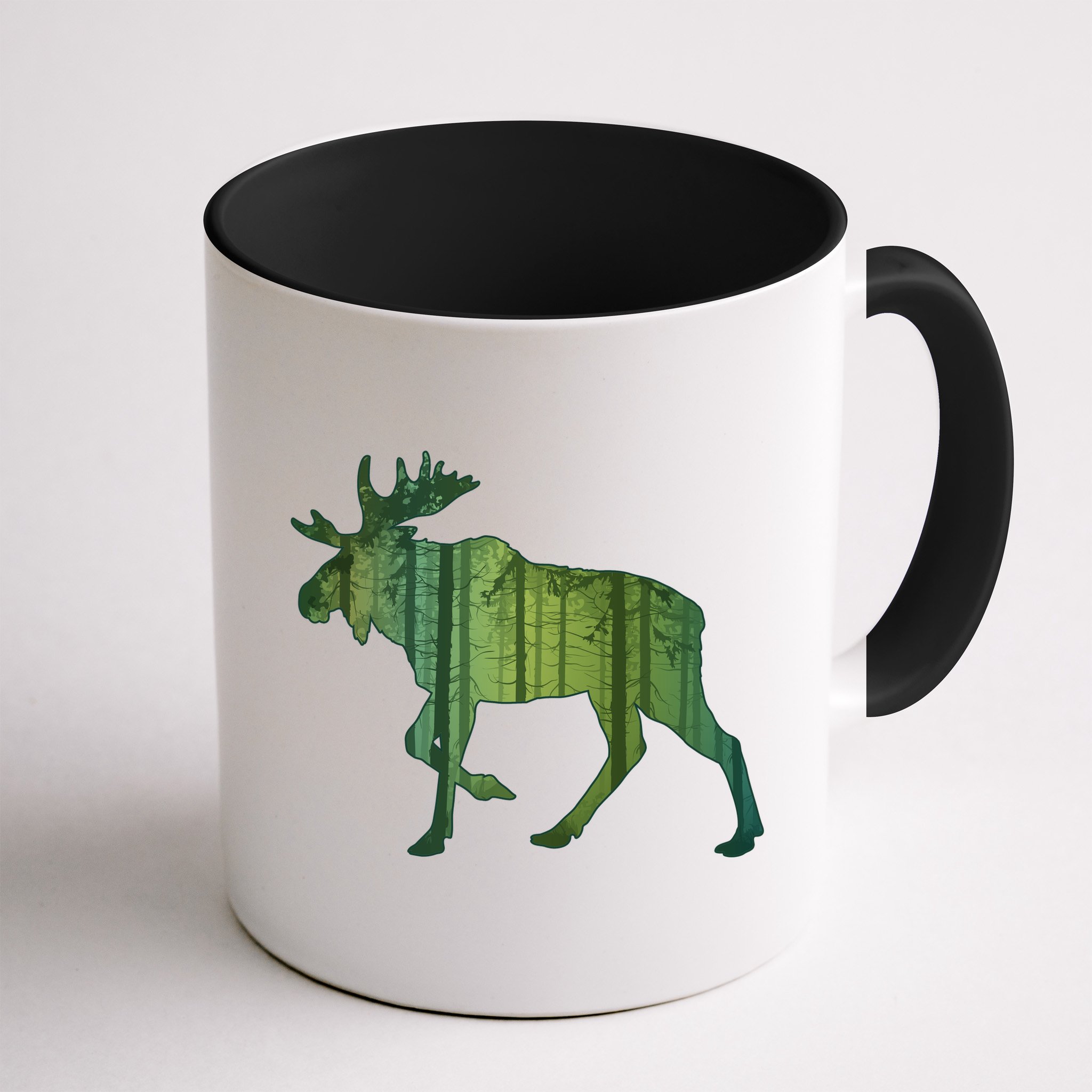 Moose Forest Silhouette Mug
