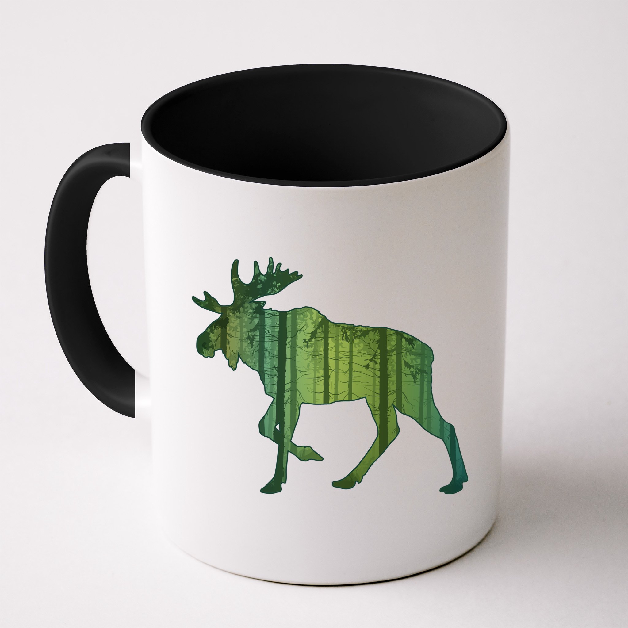 Moose Forest Silhouette Mug