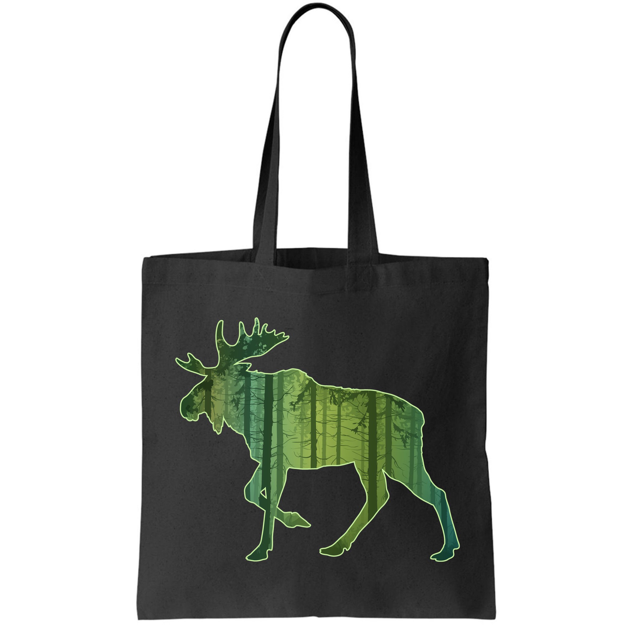 Moose Forest Silhouette Bag