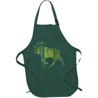 Moose Forest Silhouette Apron