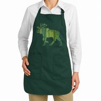 Moose Forest Silhouette Apron