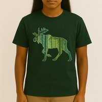 Moose Forest Silhouette T-Shirt