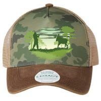 Moose Hunting Legacy Tie Dye Trucker Hat