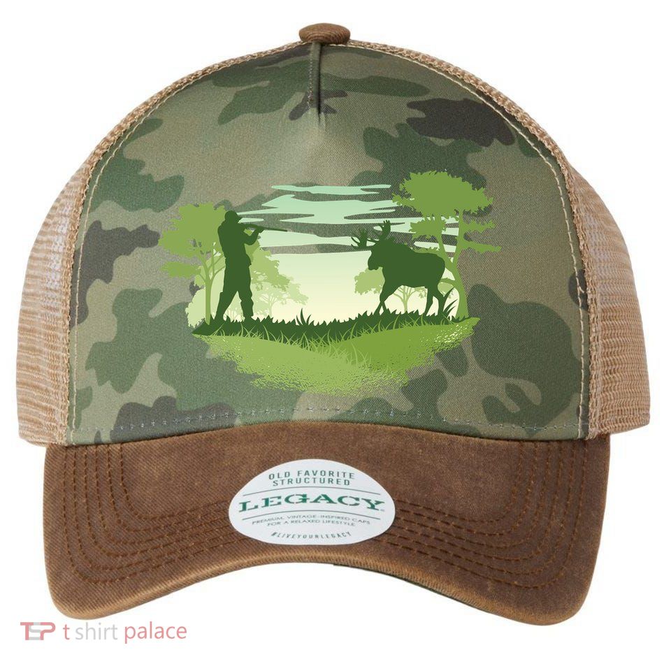 Moose Hunting Legacy Tie Dye Trucker Hat