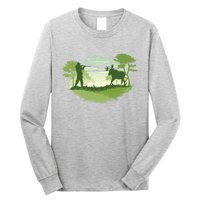 Moose Hunting Long Sleeve Shirt