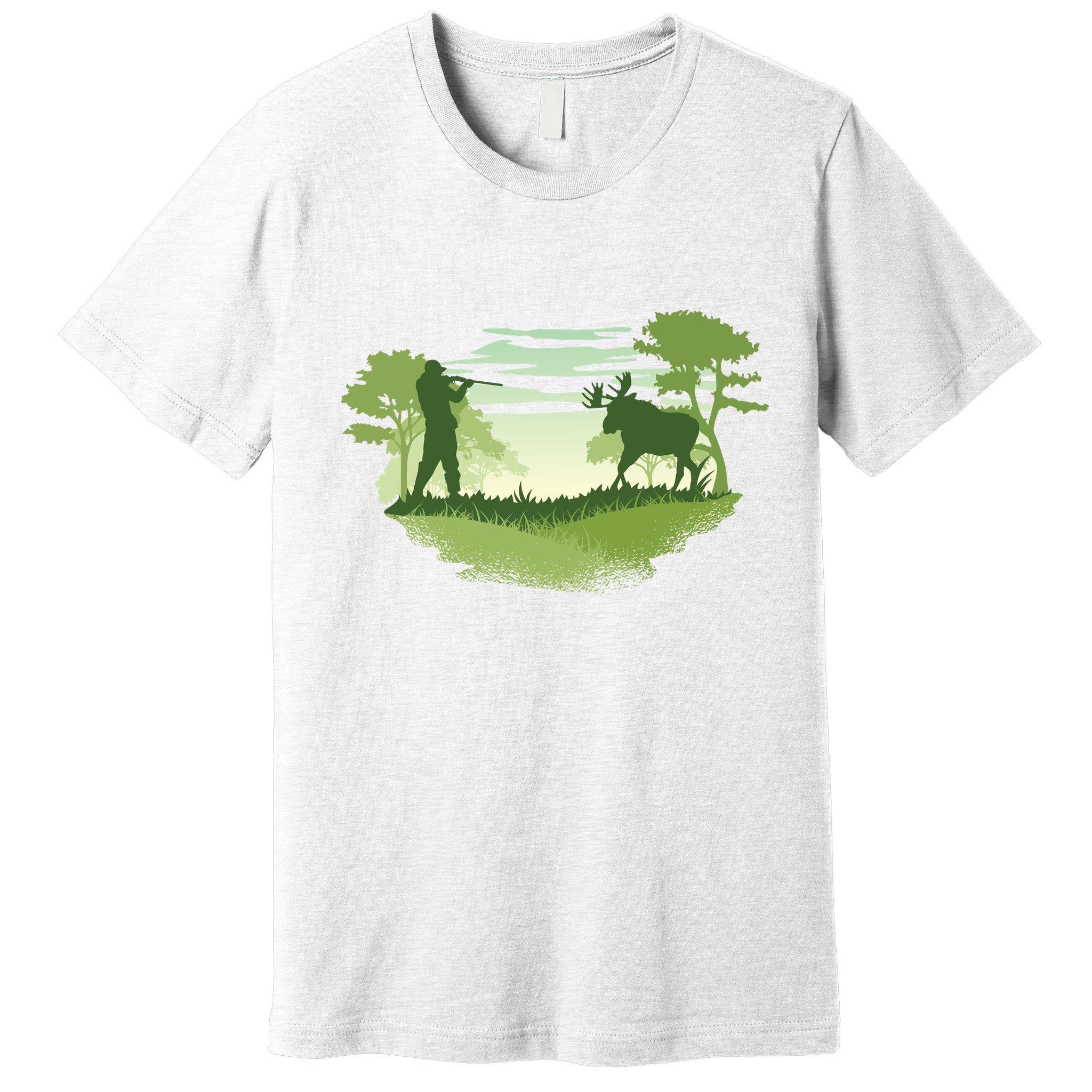 Moose Hunting Premium T-Shirt