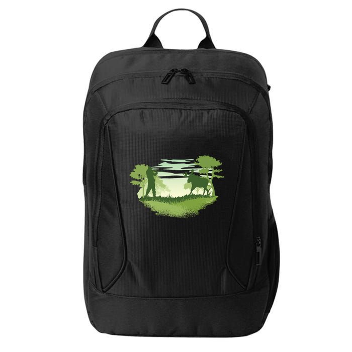Moose Hunting City Backpack