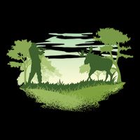 Moose Hunting City Backpack