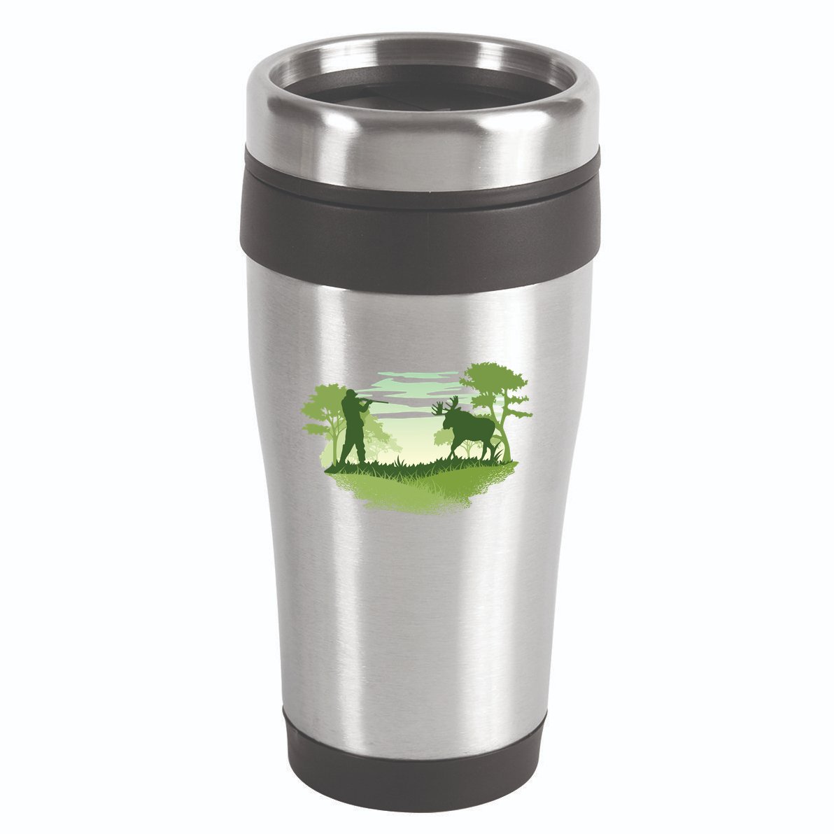 Moose Hunting 16oz Travel Tumbler