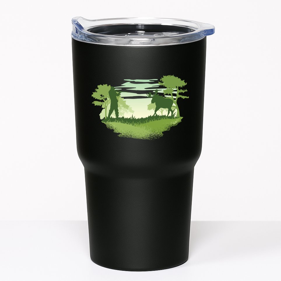 Moose Hunting Tumbler
