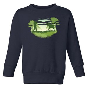 Moose Hunting Toddler Sweatshirt