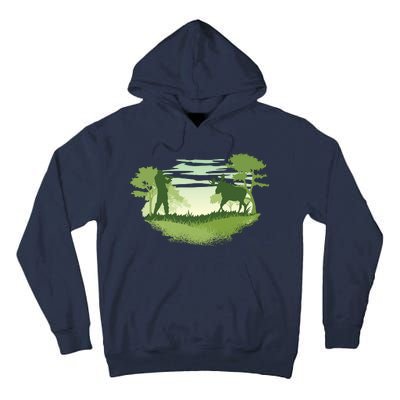 Moose Hunting Tall Hoodie