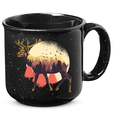 Moose Nature 15oz Campfire Ceramic Mug