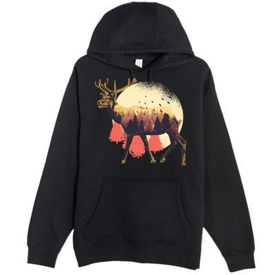 Moose Nature Premium Pullover Hoodie