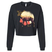 Moose Nature Cropped Pullover Crew