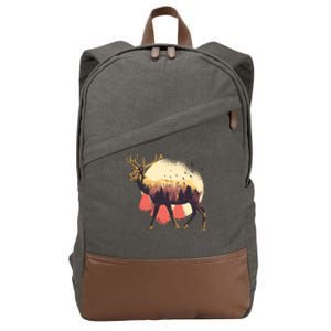 Moose Nature Cotton Canvas Backpack