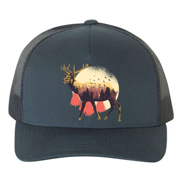 Moose Nature Yupoong Adult 5-Panel Trucker Hat