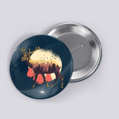 Moose Nature Button