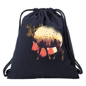 Moose Nature Drawstring Bag