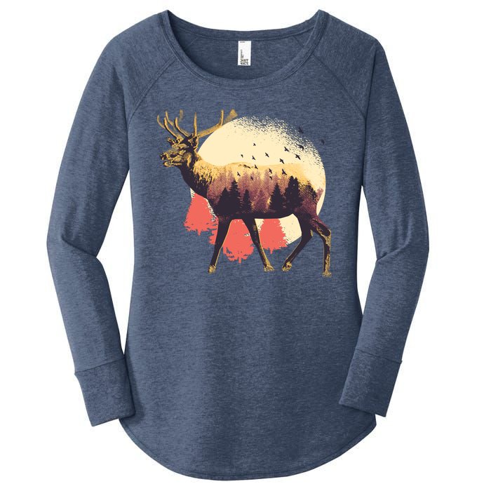 Moose Nature Women's Perfect Tri Tunic Long Sleeve Shirt