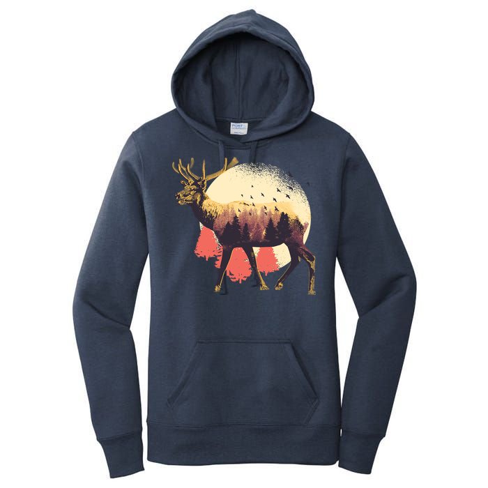 Moose Nature Women's Pullover Hoodie