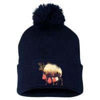 Moose Nature Pom Pom 12in Knit Beanie