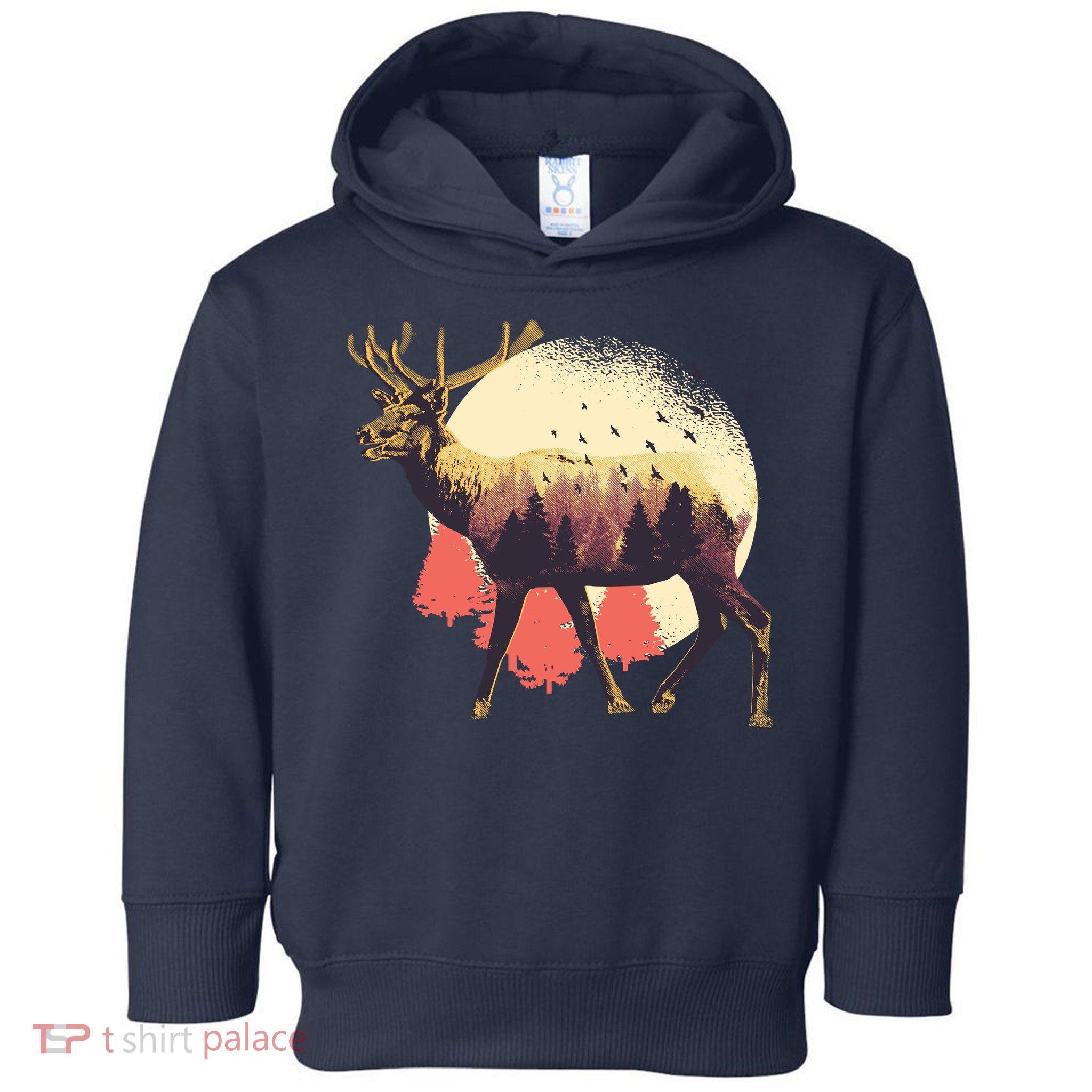Moose Nature Toddler Hoodie