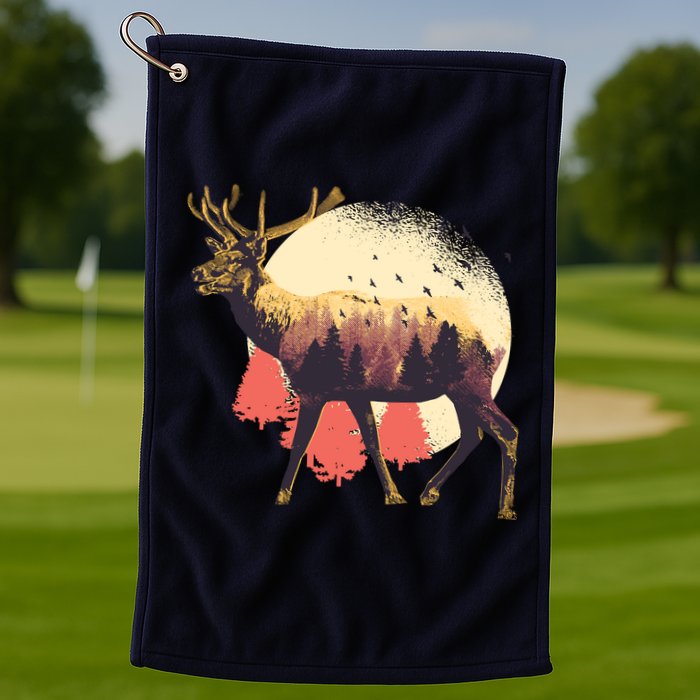 Moose Nature Golf Towel