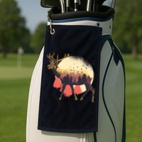 Moose Nature Golf Towel