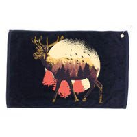 Moose Nature Grommeted Golf Towel