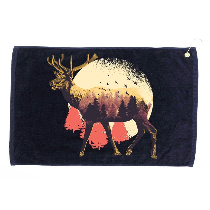 Moose Nature Grommeted Golf Towel