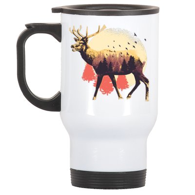 Moose Nature Stainless Steel Travel Mug