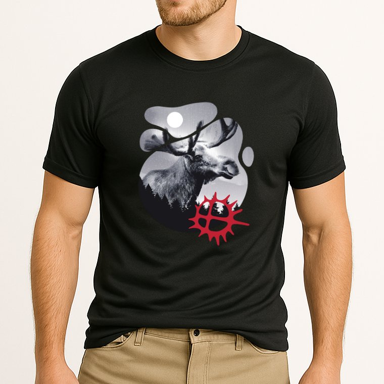 Moose Nature Sami Sun Cooling Performance Crew T-Shirt