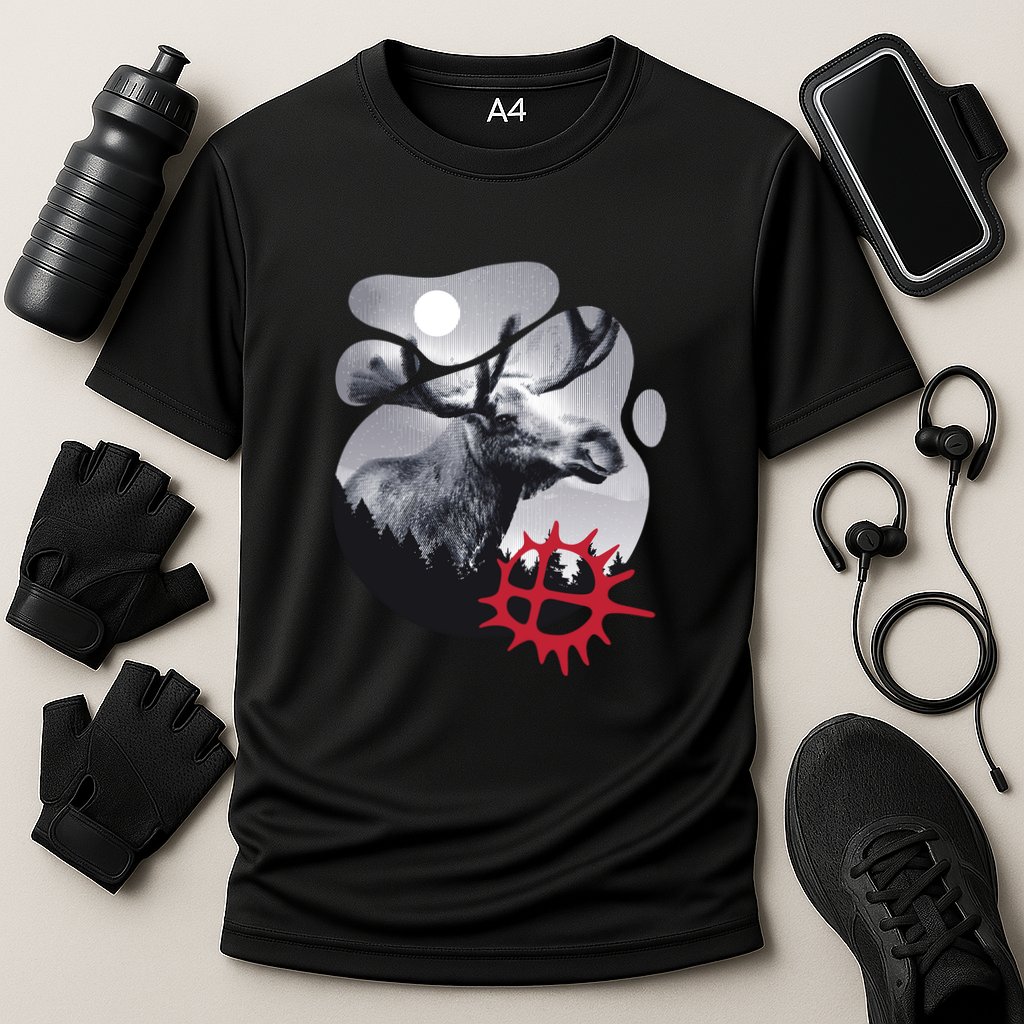 Moose Nature Sami Sun Cooling Performance Crew T-Shirt