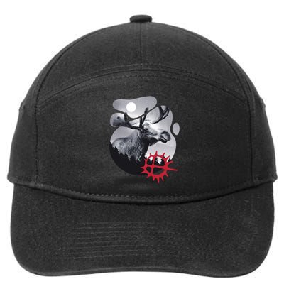 Moose Nature Sami Sun 7-Panel Snapback Hat