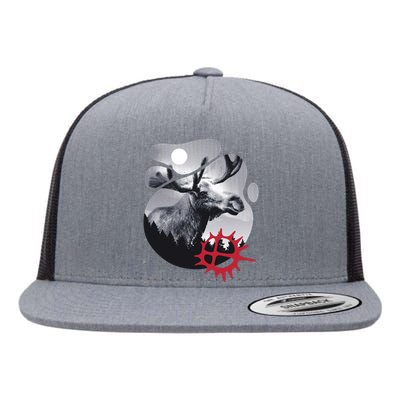 Moose Nature Sami Sun Flat Bill Trucker Hat