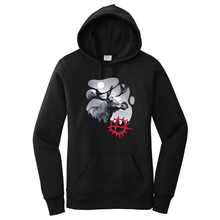 Moose Nature Sami Sun Women's Pullover Hoodie
