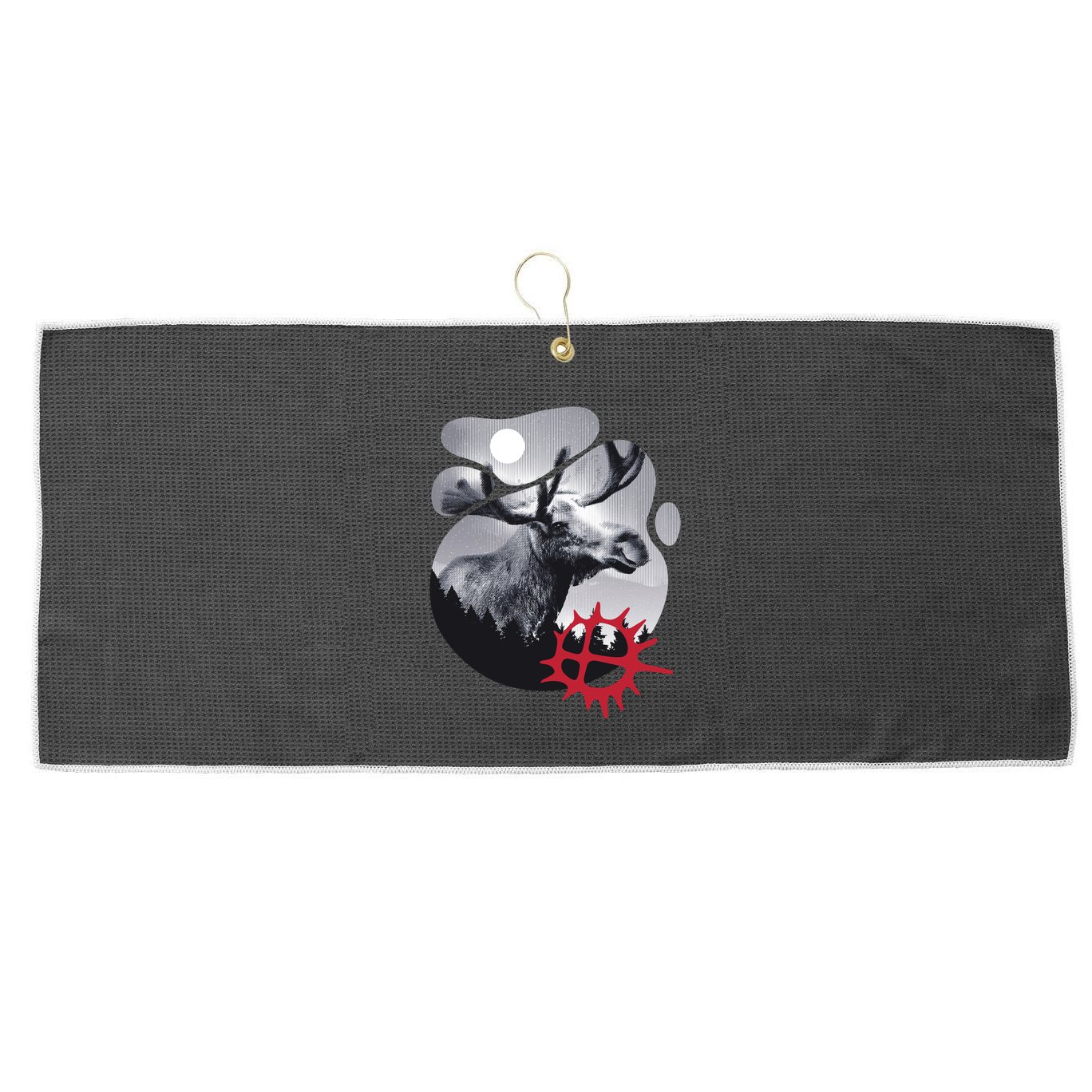 Moose Nature Sami Sun Large Microfiber Waffle Golf Towel