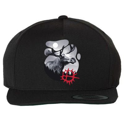 Moose Nature Sami Sun Wool Snapback Cap