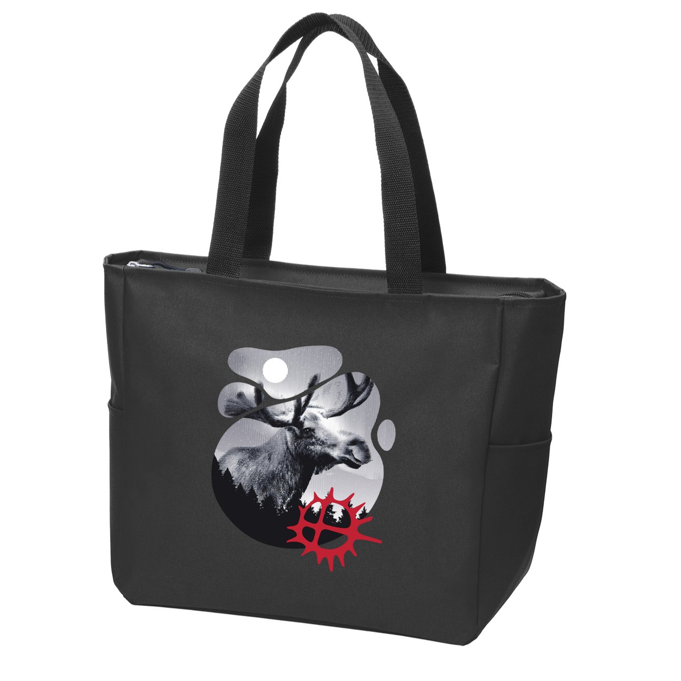 Moose Nature Sami Sun Zip Tote Bag