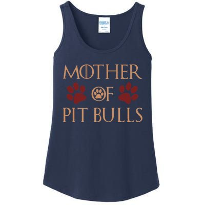 Mother Of Pit Bulls Mother's Day Gift Pitbull Pits Ladies Essential Tank