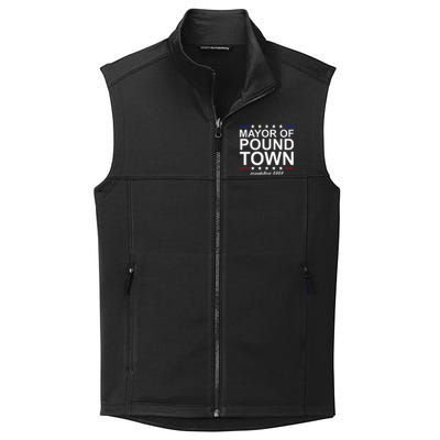 Mayor Of Pound Town Funny Adult Humor Pound Town Collective Smooth Fleece Vest