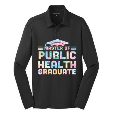 Master Of Public Health Senior Mph Grad University Gift Silk Touch Performance Long Sleeve Polo