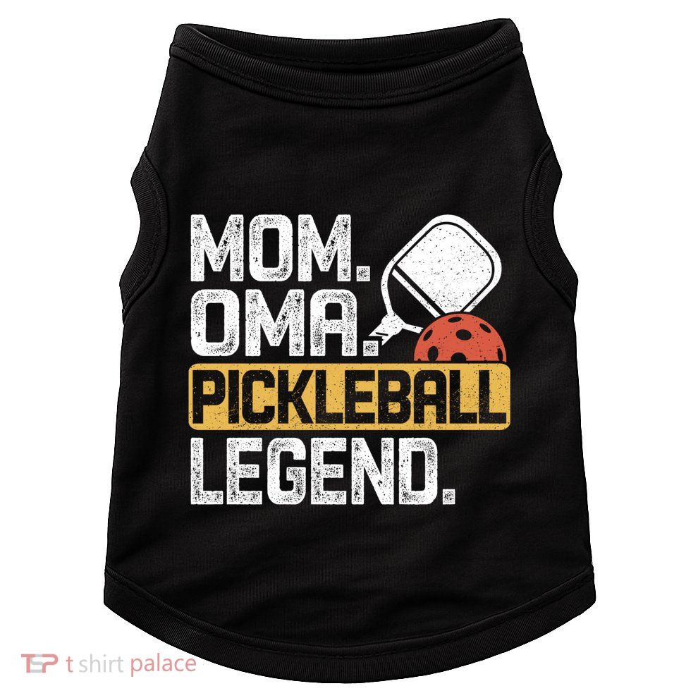 Mom Oma Pickleball Legend Vintage Gift Doggie Tank