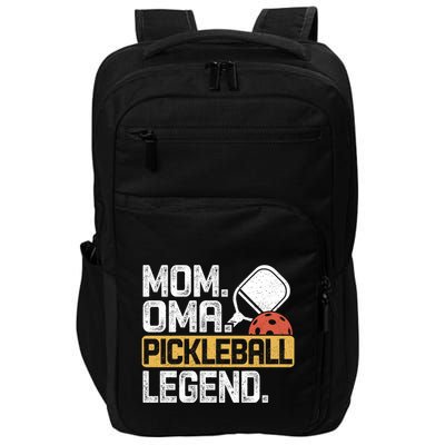 Mom Oma Pickleball Legend Vintage Gift Impact Tech Backpack